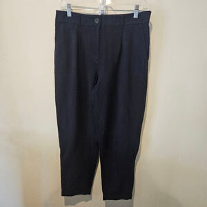 Women's LOFT Cuffed Pants Size Medium Dark Blue